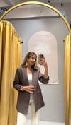 KAHVE BLAZER CEKET