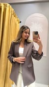 KAHVE BLAZER CEKET