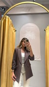 KAHVE BLAZER CEKET