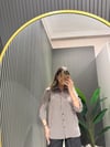 KAHVE ÇİZGİLİ GÖMLEK 