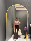 KAHVE KEMERLİ İSPANYOL PANTOLON