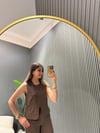 KAHVE KETEN ŞORTLU TAKIM 