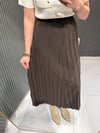 KAHVE LASTİKLİ ETEK 