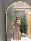KAHVE MODAL ELBİSE 