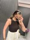 KAHVE TAŞLI ATLET 