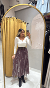 KEMERLİ ASİMETRİK ETEK