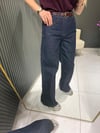KEMERLİ LACİVERT JEAN