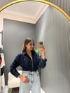 KETEN LACİVERT GÖMLEK
