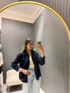 KETEN LACİVERT GÖMLEK