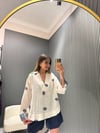 KETEN NAKIŞLI GÖMLEK 