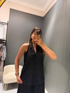 KETEN SİYAH YELEK 