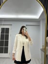 Keten Taş Blazer Ceket
