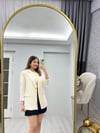 Keten Taş Blazer Ceket