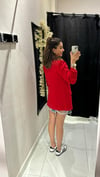 KIRMIZI BLAZER CEKET