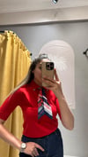 KIRMIZI FLARLI TRİKO 