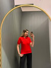 KIRMIZI POLO YAKA TRİKO 