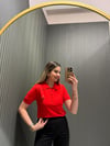 KIRMIZI POLO YAKA TRİKO 