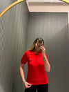 KIRMIZI POLO YAKA TRİKO 