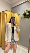 KREM BLAZER CEKET