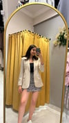 KREM BLAZER CEKET