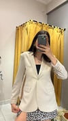 KREM BLAZER CEKET