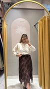 KREM DÜĞMELİ KAZAK 