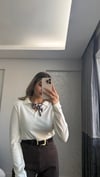 KREM FLARLI TRİKO 