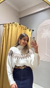KREM TRİKO KAZAK