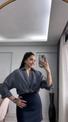 LACİVERT ÇİZGİLİ GÖMLEK