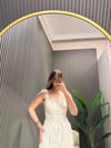 LACİVERT ÇİZGİLİ KORSE BLUZ