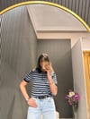 LACİVERT ÇİZGİLİ POLO YAKA TRİKO