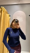 LACİVERT DÜĞMELİ TRİKO KAZAK 