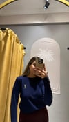 LACİVERT DÜĞMELİ TRİKO KAZAK 
