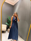 LACİVERT ELBİSE 