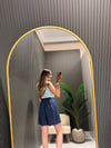 LACİVERT KETEN LASTİKLİ  ŞORT 