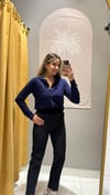 LACİVERT KUMAŞ PANTOLON 