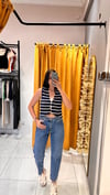 LACİVERT MOM JEAN