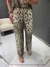 LEOPAR LASTİKLİ PANTOLON 