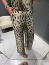 LEOPAR LASTİKLİ PANTOLON 