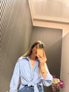 MAVİ ÇİZGİLİ GÖMLEK