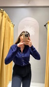 MD DÜĞMELİ HIRKA LACİVERT 