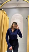 MD DÜĞMELİ HIRKA LACİVERT 