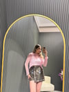 PEMBE AJURLU TRİKO