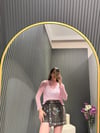 PEMBE AJURLU TRİKO