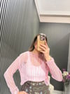 PEMBE AJURLU TRİKO