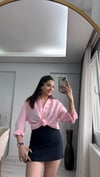PEMBE ÇİZGİLİ GÖMLEK