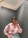 PEMBE ÇİZGİLİ GÖMLEK 