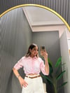 PEMBE ÇİZGİLİ GÖMLEK