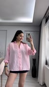 PEMBE ÇİZGİLİ GÖMLEK