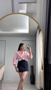 PEMBE ÇİZGİLİ GÖMLEK